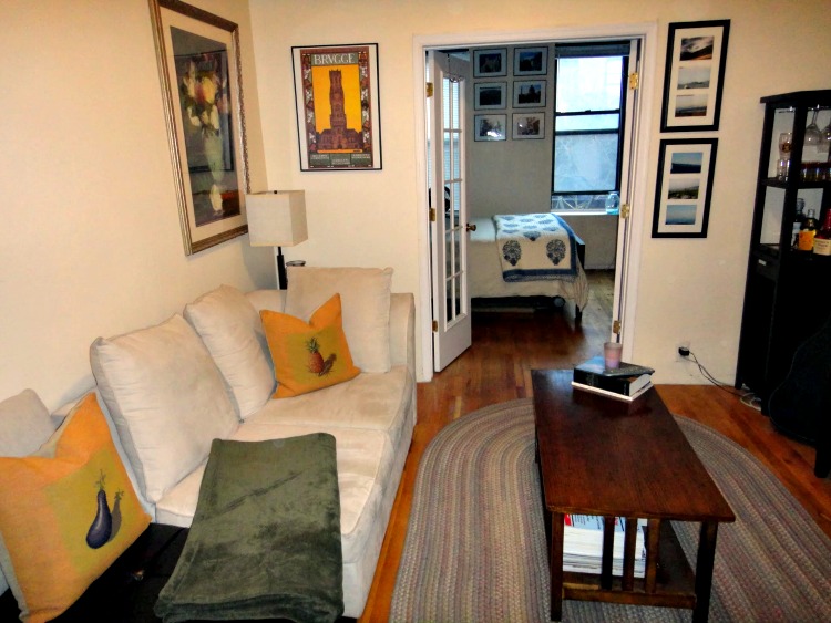 Our beautiful apartment on the UES. Let's gloss over the mouse-infestation problem...
